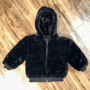 Kids Fashion Nova Reversible Faux Fur Coat